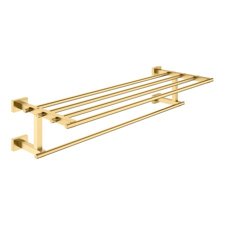 GROHE Essentials Cube Multi-Towel Rack, Gold 40512GN1